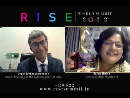 India leads the SDG dialogue with 56 countries and 4100 participants at the RISE World Summit 2022 | India leads the SDG dialogue with 56 countries and 4100 participants at the RISE World Summit 2022