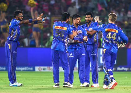 IPL 2025: Karn's and Boult’s three-fers help MI get sixth straight win, go on top of points table | IPL 2025: Karn's and Boult’s three-fers help MI get sixth straight win, go on top of points table