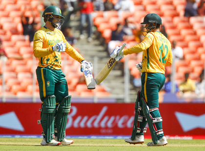 T20 WC: De Kock, Rickleton & Jansen guide SA to 187/6 against Afghanistan | T20 WC: De Kock, Rickleton & Jansen guide SA to 187/6 against Afghanistan