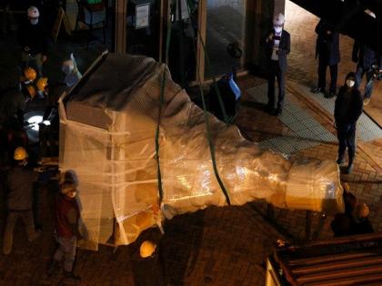 Hong Kong University removes 'Pillar of Shame' dedicated to victims of Tiananmen massacre | Hong Kong University removes 'Pillar of Shame' dedicated to victims of Tiananmen massacre