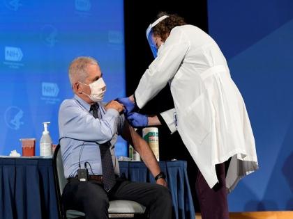 US: Dr Anthony Fauci, other US officials receives Moderna Covid-19 vaccine | US: Dr Anthony Fauci, other US officials receives Moderna Covid-19 vaccine US: Dr Anthony Fauci, other US officials receives Moderna Covid-19 vaccine | US: Dr Anthony Fauci, other US officials receives Moderna Covid-19 vaccine