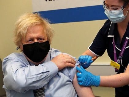 UK PM Boris Johnson takes first jab of AstraZeneca COVID-19 vaccine | UK PM Boris Johnson takes first jab of AstraZeneca COVID-19 vaccine
