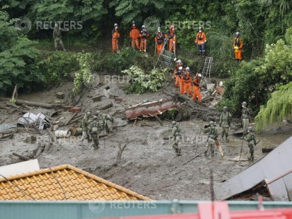 19 saved after mudslide in Japan, 2 confirmed dead | 19 saved after mudslide in Japan, 2 confirmed dead