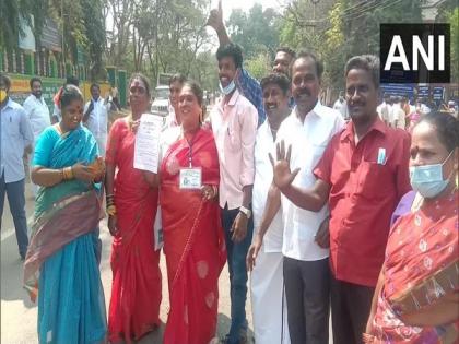TN urban local body polls: DMK's transgender candidate R Ganga wins election from Vellore Corpn | TN urban local body polls: DMK's transgender candidate R Ganga wins election from Vellore Corpn