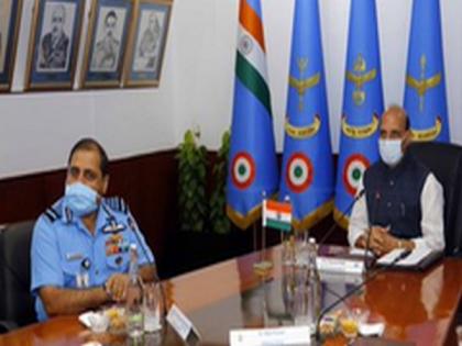 Defence Minister addresses inaugural session of Air Force Commander's Conference | Defence Minister addresses inaugural session of Air Force Commander's Conference Defence Minister addresses inaugural session of Air Force Commander's Conference | Defence Minister addresses inaugural session of Air Force Commander's Conference