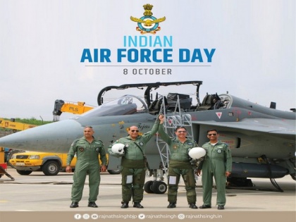 Blue skies, happy landings always: Rajnath, Shah extend greetings to IAF personnel on 88th Air Force Day | Blue skies, happy landings always: Rajnath, Shah extend greetings to IAF personnel on 88th Air Force Day