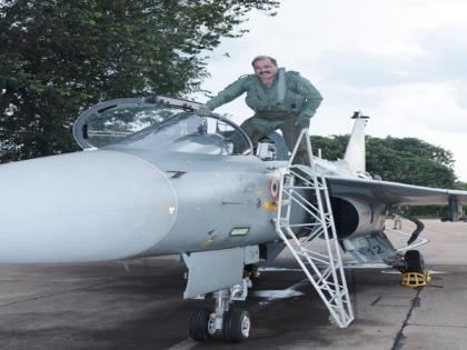 IAF chief RKS Bhadauria flies Tejas MK 1 FOC fighter in Bengaluru | IAF chief RKS Bhadauria flies Tejas MK 1 FOC fighter in Bengaluru