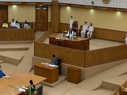 Ratan Chakraborty takes charge as Tripura Assembly Speaker | Ratan Chakraborty takes charge as Tripura Assembly Speaker