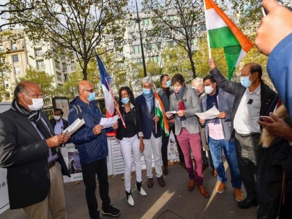MEP joins Indian diaspora in Paris to protest against Pakistan's invasion of Kashmir | MEP joins Indian diaspora in Paris to protest against Pakistan's invasion of Kashmir