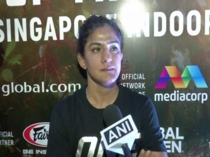 Ritu Phogat displays her skills in Open Workout ahead of her fight | Ritu Phogat displays her skills in Open Workout ahead of her fight