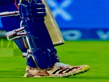 IPL 2021: Rohit bats for noble cause with 'Save the Rhino' message on his shoes | IPL 2021: Rohit bats for noble cause with 'Save the Rhino' message on his shoes
