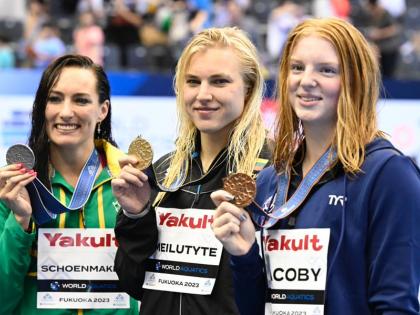 World Aquatics C'ships: Lithuania's Meilutyte wins world title again after 10 years | World Aquatics C'ships: Lithuania's Meilutyte wins world title again after 10 years World Aquatics C'ships: Lithuania's Meilutyte wins world title again after 10 years | World Aquatics C'ships: Lithuania's Meilutyte wins world title again after 10 years