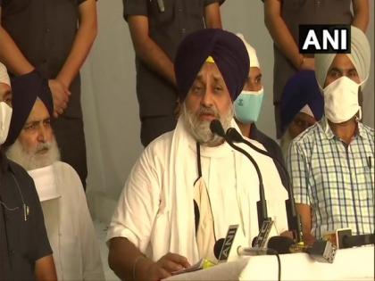 Punjab CM's sit-in protest at Khatkar Kalaan is 'shameful political nautanki': Sukhbir Singh Badal | Punjab CM's sit-in protest at Khatkar Kalaan is 'shameful political nautanki': Sukhbir Singh Badal