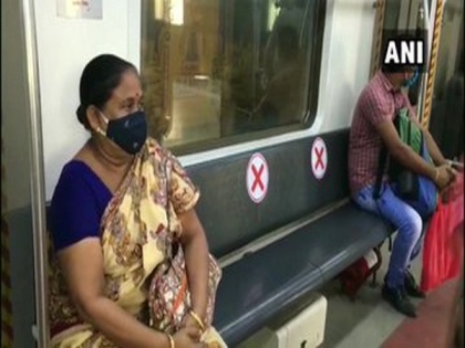 Metro stations being sanitised in Kolkata, people follow social distancing norms | Metro stations being sanitised in Kolkata, people follow social distancing norms