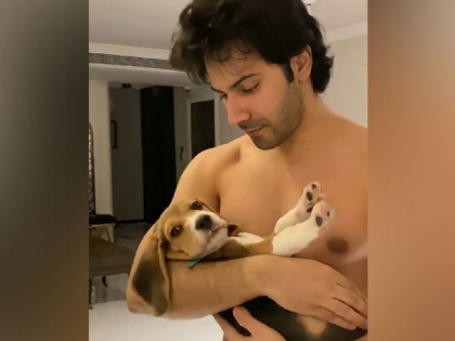 Varun Dhawan sets major 'friendship goals' with his pet dog | Varun Dhawan sets major 'friendship goals' with his pet dog