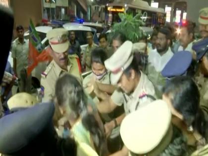 BJP workers protest against gangrape of minor in Hyderabad | BJP workers protest against gangrape of minor in Hyderabad BJP workers protest against gangrape of minor in Hyderabad | BJP workers protest against gangrape of minor in Hyderabad