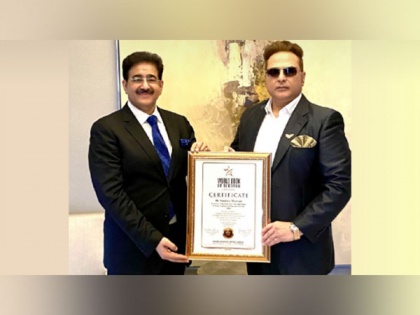 Sandeep Marwah placed in World Book of Records London third time | Sandeep Marwah placed in World Book of Records London third time