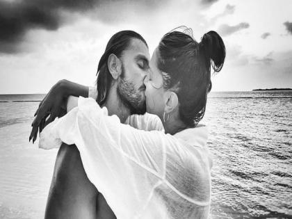 Ranveer Singh posts his kissing picture with Deepika to mark the release of his wife's film 'Gehrayaiaan' | Ranveer Singh posts his kissing picture with Deepika to mark the release of his wife's film 'Gehrayaiaan' Ranveer Singh posts his kissing picture with Deepika to mark the release of his wife's film 'Gehrayaiaan' | Ranveer Singh posts his kissing picture with Deepika to mark the release of his wife's film 'Gehrayaiaan'