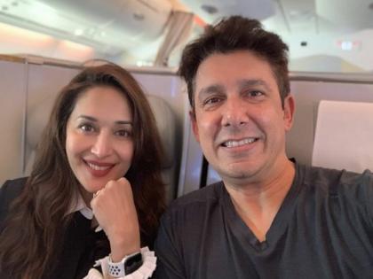 Madhuri Dixit grooves with husband Sriram Nene to 'Tamma Tamma' | Madhuri Dixit grooves with husband Sriram Nene to 'Tamma Tamma'