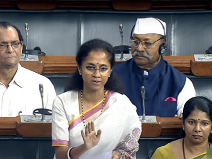 Supriya Sule gives notice of Privilege to LS Speaker against BJP MP Ramesh Bidhuri | Supriya Sule gives notice of Privilege to LS Speaker against BJP MP Ramesh Bidhuri