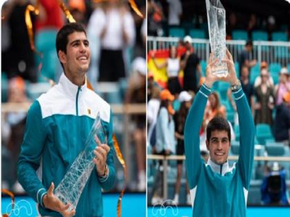 Teenager Carlos Alcaraz claims first Masters 1000 title at Miami Open | Teenager Carlos Alcaraz claims first Masters 1000 title at Miami Open