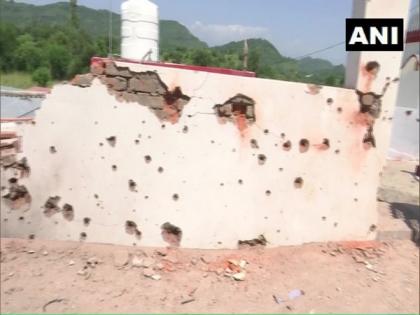 Rajouri: Houses, temple damaged in heavy shelling from Pak forces, Indian Army retaliating | Rajouri: Houses, temple damaged in heavy shelling from Pak forces, Indian Army retaliating