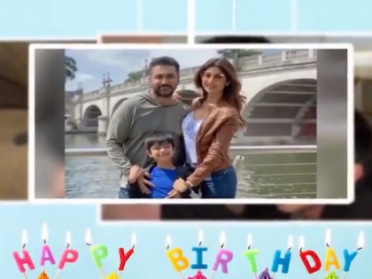 Shilpa Shetty shares adorable video as she celebrates her son's birthday | Shilpa Shetty shares adorable video as she celebrates her son's birthday