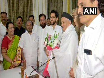Will speak to Centre to provide relief to farmers: Maha Guv to Shiv Sena delegation | Will speak to Centre to provide relief to farmers: Maha Guv to Shiv Sena delegation Will speak to Centre to provide relief to farmers: Maha Guv to Shiv Sena delegation | Will speak to Centre to provide relief to farmers: Maha Guv to Shiv Sena delegation