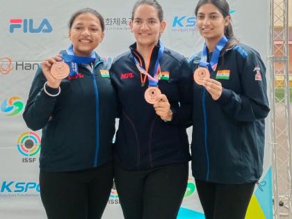World University Games: India win gold in women's Rifle 3-Position team, bronze in 10m Air Pistol team | World University Games: India win gold in women's Rifle 3-Position team, bronze in 10m Air Pistol team World University Games: India win gold in women's Rifle 3-Position team, bronze in 10m Air Pistol team | World University Games: India win gold in women's Rifle 3-Position team, bronze in 10m Air Pistol team