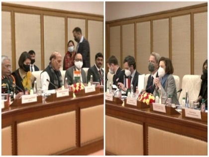 Rajnath Singh meets French counterpart Parly, holds 3rd Annual Defence Dialogue | Rajnath Singh meets French counterpart Parly, holds 3rd Annual Defence Dialogue