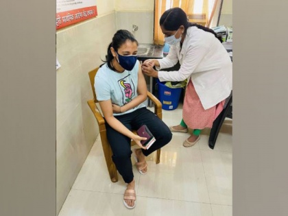 Smriti Mandhana receives first dose of Covid-19 vaccine | Smriti Mandhana receives first dose of Covid-19 vaccine
