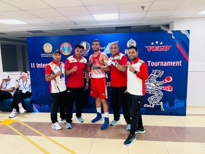 Indian boxer Sumit advances to semifinals, confirms medal at 2nd Elorda Cup | Indian boxer Sumit advances to semifinals, confirms medal at 2nd Elorda Cup