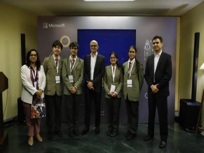 Suncity students commended by Satya Nadella for advanced air monitoring system | Suncity students commended by Satya Nadella for advanced air monitoring system
