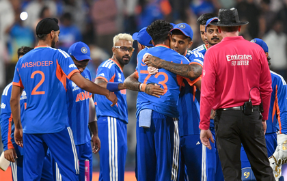 T20 WC: Surya's 84*, Siraj's 3-29 help India overcome USA by 29 runs | T20 WC: Surya's 84*, Siraj's 3-29 help India overcome USA by 29 runs