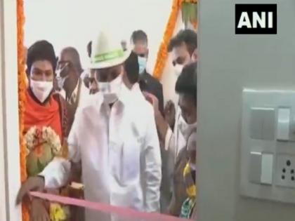 Telangana CM loses cool, pulls out ribbon at inauguration site | Telangana CM loses cool, pulls out ribbon at inauguration site
