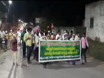 TDP holds candlelight rally demanding CBI probe into Abdul Salam family suicide | TDP holds candlelight rally demanding CBI probe into Abdul Salam family suicide