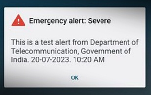 Govt tests 'emergency alert system', sends sample message to several users | Govt tests 'emergency alert system', sends sample message to several users Govt tests 'emergency alert system', sends sample message to several users | Govt tests 'emergency alert system', sends sample message to several users