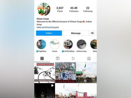Instagram account of Chinar Corps activated after being suspended for over a week | Instagram account of Chinar Corps activated after being suspended for over a week