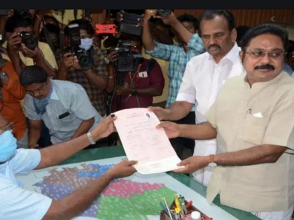 TN Polls: AMMK general secretary TTV Dhinakaran files his nomination from Kovilpatti | TN Polls: AMMK general secretary TTV Dhinakaran files his nomination from Kovilpatti