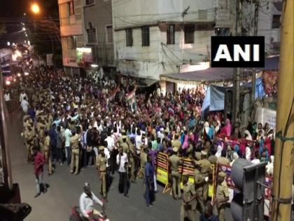 SDPI holds protest in Madurai against Delhi violence, CAA | SDPI holds protest in Madurai against Delhi violence, CAA