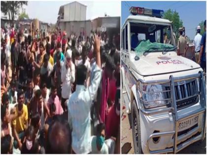 Migrant workers protest at IIT-Hyderabad demanding to return home | Migrant workers protest at IIT-Hyderabad demanding to return home