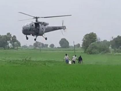 12 farmers trapped in stream rescued by Army in Telangana | 12 farmers trapped in stream rescued by Army in Telangana