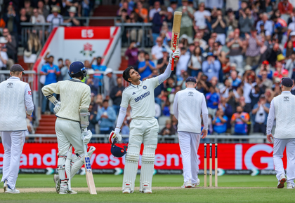 Gill equals Bradman record with fourth ton as Test captain | Gill equals Bradman record with fourth ton as Test captain
