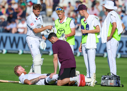 3rd Test: Pope has his 'fingers crossed' as Stokes battles injury at Lord’s | 3rd Test: Pope has his 'fingers crossed' as Stokes battles injury at Lord’s