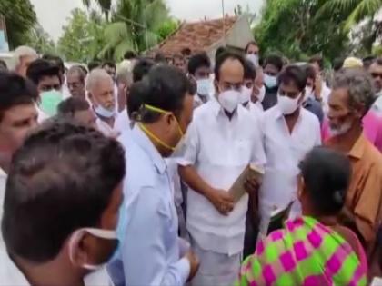 TN Minister inspects rain-affected areas in Rameswaram | TN Minister inspects rain-affected areas in Rameswaram
