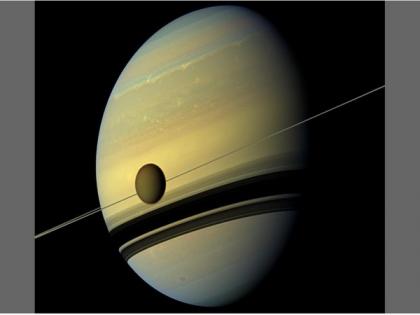Saturn's moon Titan drifting away faster than previously thought | Saturn's moon Titan drifting away faster than previously thought
