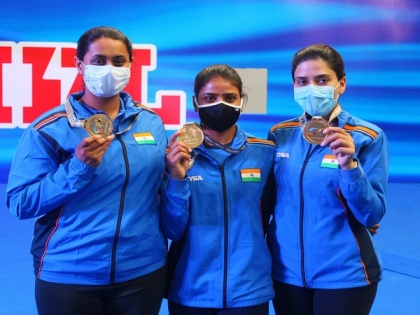 ISSF World Cup: India sign off with double gold in trap team competitions | ISSF World Cup: India sign off with double gold in trap team competitions