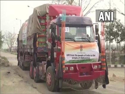 'Gift from people of India to the people of Afghanistan': India sends wheat loaded in 50 trucks | 'Gift from people of India to the people of Afghanistan': India sends wheat loaded in 50 trucks