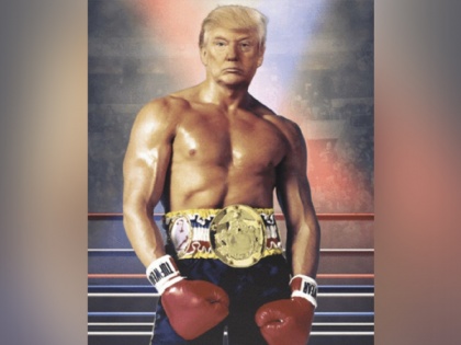 Trump tweets doctored image of himself as 'Rocky', netizens left amused | Trump tweets doctored image of himself as 'Rocky', netizens left amused