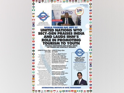 UNWTO Secretary-General inaugurates IIHM Global Centre for Tourism and Hospitality Research on World Tourism Day | UNWTO Secretary-General inaugurates IIHM Global Centre for Tourism and Hospitality Research on World Tourism Day